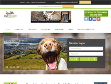 Tablet Screenshot of dogfriendly.co.uk